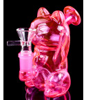 Lucky Cat Mini Bong - Pink
