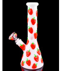 Strawberry Starlight Glow In The Dark Beaker Bong