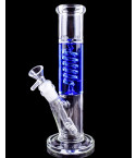 Glacial Twist - 10" Coil Perc Glycerin Bong - Blue