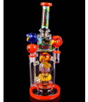 Cheech Glass – Owls Just Wanna Get High Bong w/ 2 Glass Hand Pipes