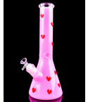 Love Hearts Beaker Bong