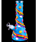 Rainbow Giggles Beaker Bong
