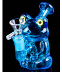 Cute Lil Froggy Mini Bong - Blue