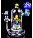 Lookah® Giant Chambered Mushroom Bong - Blue