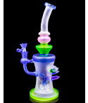The Evil - Tattoo® Glass - 13" Frosted Spiky Crystals Bong