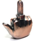 The Hand - Talking Middle Finder Butane Torch Lighter