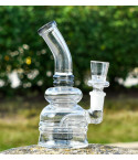 7" Straight Neck Showerhead Bong- Assorted Style & Designs
