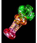 Cheech™ Glass - 4" Glycerin Glass Hand Pipe w/ Pouch - Pink