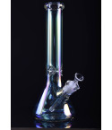 Smoke Chameleon - 14" Iridescent Color Shifting Shiny Bong