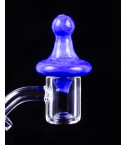 Directional Airflow Carb Cap - Milk Blue