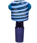 Peppermint Candy Cane - 14mm Male Dry Herb Bowl Accessories