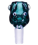 High Gorilla - 14mm Male Dry Herb Bowl - Teal