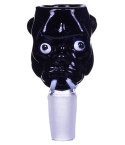 High Gorilla - 14mm Male Dry Herb Bowl - Black