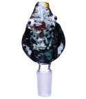 King Cobra - 14mm Male Dry Herb Bowl - Teal