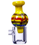 GlitzGlobe Artisanal Dichroic Carb Cap  - Assorted Colors