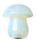 Gemstone Shroom Pipe - Opalite