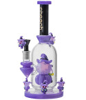 Cheech Glass - 10.5" Whimsical Wizard Water Pipe - Purple
