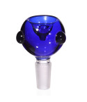 14mm Dry Male Bowl With - Dry Herb-Blue