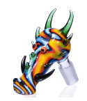 Wig Wag Bull Horn - Glass Bowl - 14mm Male