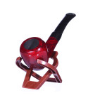 5.5" Smooth High End Wooden Pipe - Cherry Finish  