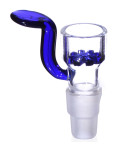 14 To 19 MM Dual Use Male Dry Herb Bowl With Built In Star Shaped Glass Screen - Assorted Colors