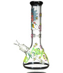 Mad Scientist Dab Rig Bong with Rick and Morty 3D Artwork