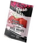 Rose Palms Pink "Creamy Strawberry" Rose Cuts Wraps - Single Pouch