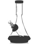 Grav® Deco Beaker In Silicone Bong - Black