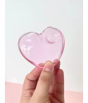 The 3D Bubble Heart Pipe - Pink