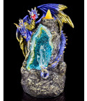 Double Dragon Backflow Incense Burner w/ LED Light