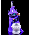 Cute Silicone Wizard Cat Bong - Purple