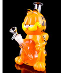 Cartoon Orange Cat Silicone Bong