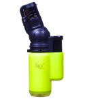 Sky® Torch - Premium Mini Swivel Neon Angled Torch Lighter - Yellow