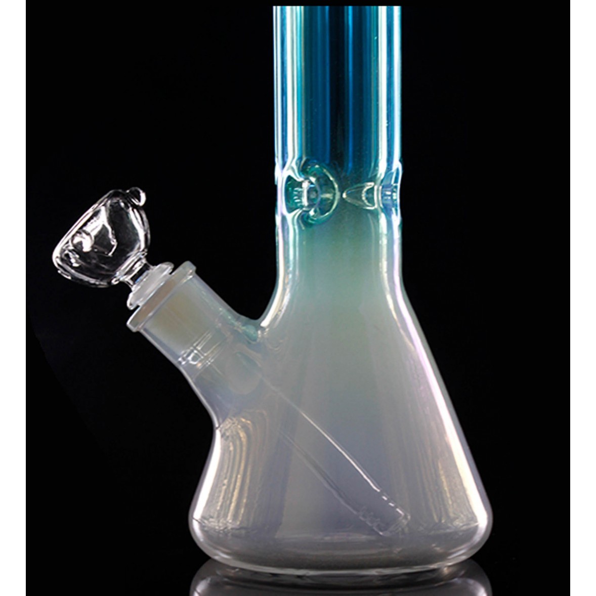 Smoke Chameleon - 16" Iridescent Color Shifting Shiny Bong - Bongs