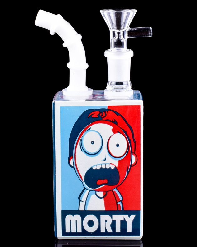 Panic Puff - Rick and Morty Juice Box Bong -SmokeDay