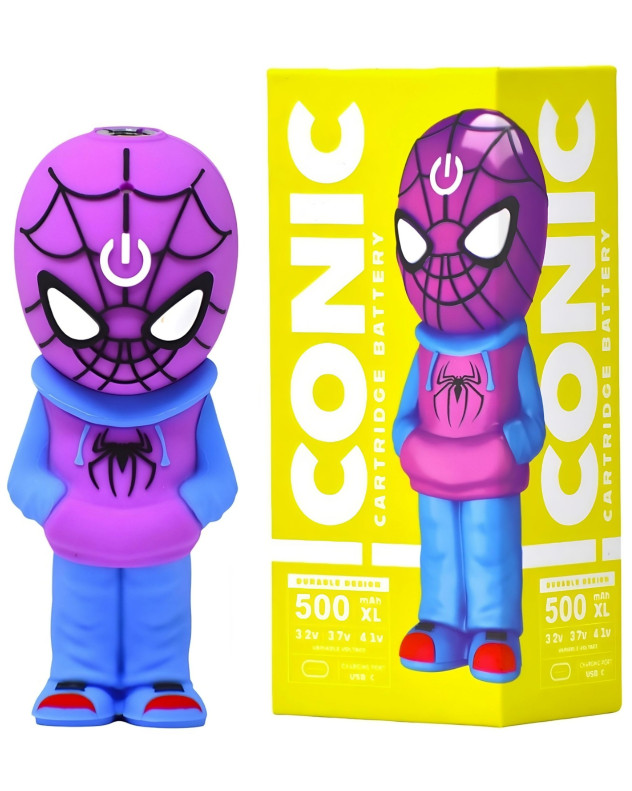 spider man vape Iconic Spider Man Power 510 Thread Battery | $24.99
