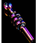5.5" Twisted Rainbow Color Glass Oil Burner Pipe