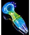 The Infinity - 5" Fritted Heavy Pipe - Fumed