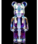 Aurora Bear Iridescent Glass Hand Pipe