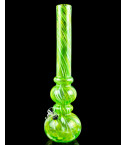The Sunburst - 18" Double Bubble Bong - Green