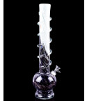 Burj Khalifa - 18" Long Neck Flower Vase Water Pipe - Black