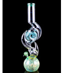 16" The Milky Way Double Horned Thick Glass Zong Bong