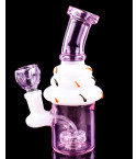 7” Slurpee Donut Cup Bong - Pink Vanilla