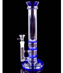 Triple Threat – Triple Honeycomb Perc Bong - Blue | Limited Drop