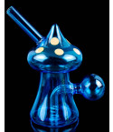 Mushroom Design Dab Rig Bong Oil Burner - Blue
