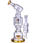 Microscope Triple Stack Multi-Chamber Percolator Bong
