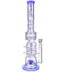 The Venus - 20" Lookah® Skyscraper Bong - Milk Blue