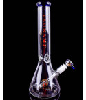 Tsunami Glass – 15” Ice Catcher Beaker Bong - Blue