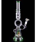 Tsunami Glass Emerald Donut Sprinkler Bong