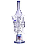 Chill Glass 20" Triple Chamber Bong with Cyclone Perc - Green Color Only!!